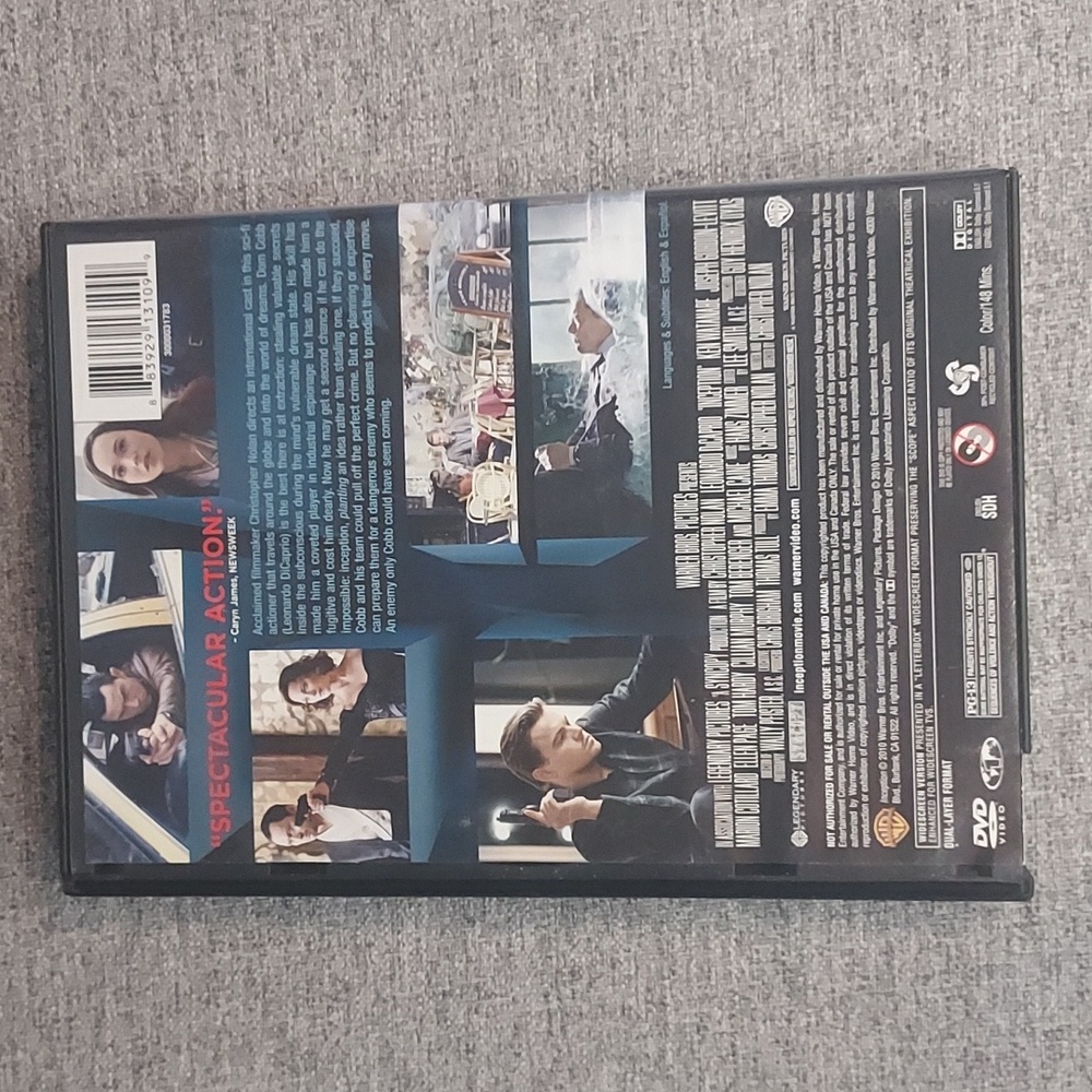 3/$15 Inception DVD - Picture 3 of 5